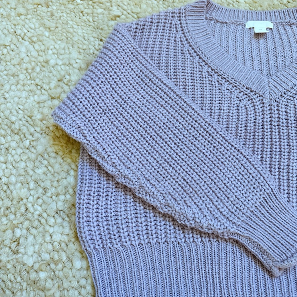 H&M Baby Purple(S size) and Blue(M size)Knit Sweaters. New - Picture 8 of 11